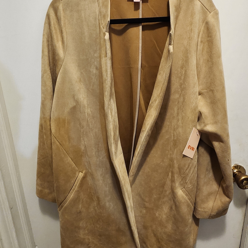Kohl's Women's Tan Teddy Jacket